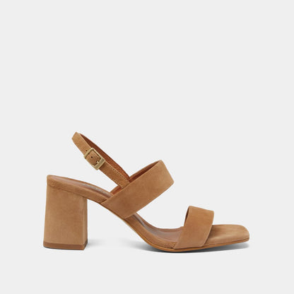Sandales Vico Velours Camel