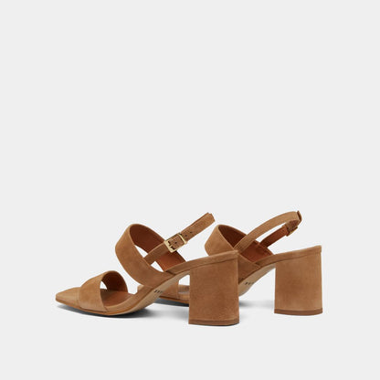 Sandales Vico Velours Camel
