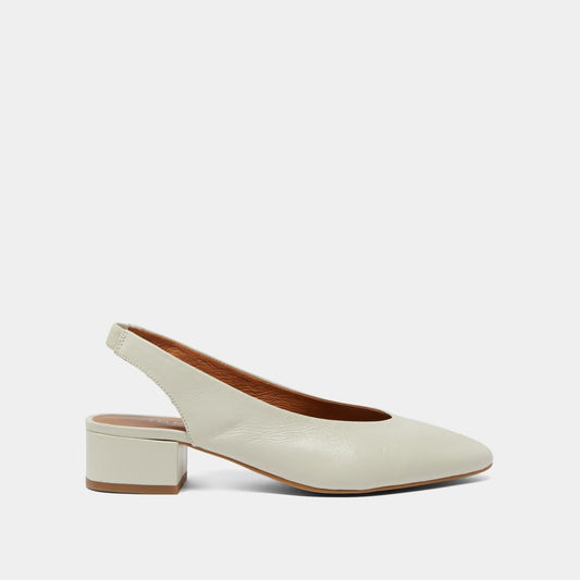 Ballerines Vince Cuir Vieilli Ecru