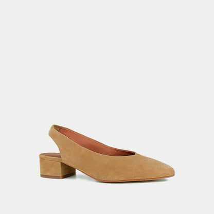 Ballerines Vince Velours Camel