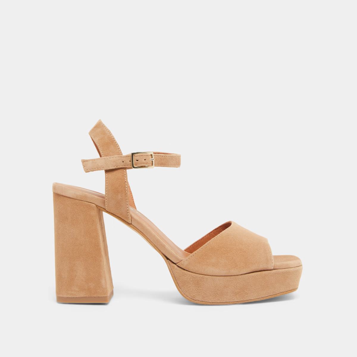Sandales Vlada Velours Camel
