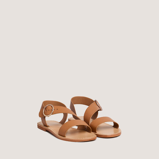 Sandales Wablo Cuir Camel