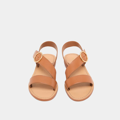Sandales Wablo Cuir Camel