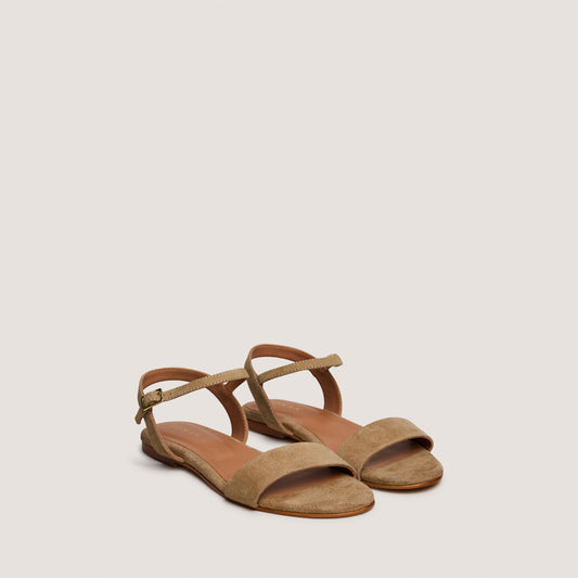 Sandales Wagram Velours Beige
