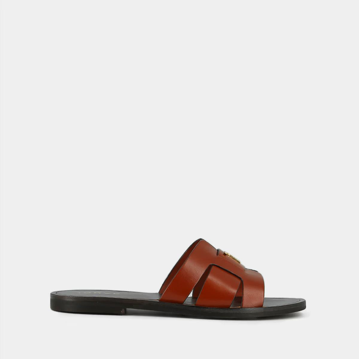 Plagettes Weil Cuir Cognac