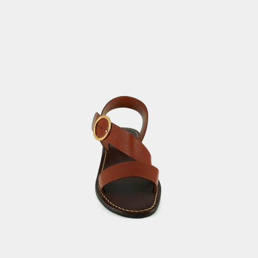 Plagettes Welbi Cuir Cognac