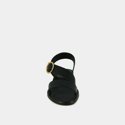 Plagettes Welbi Cuir Noir