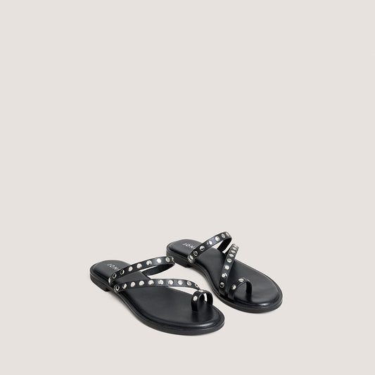 Plagettes Wicket Cuir Noir