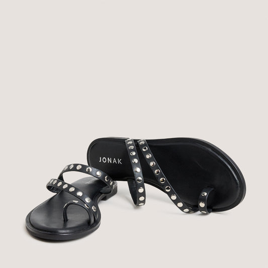 Plagettes Wicket Cuir Noir