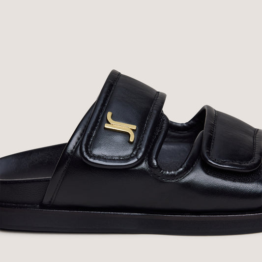 Mules Win Cuir Noir