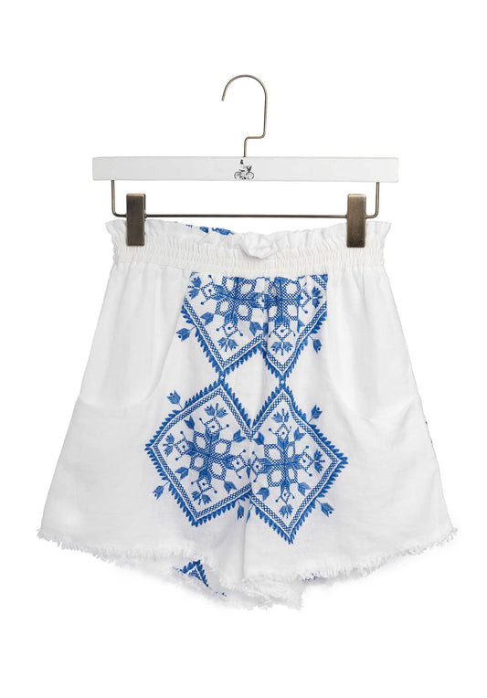 Shorts 210312 White-Blue