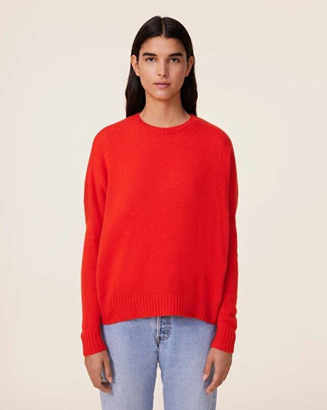 Pullover Amelie Orange-Rosso