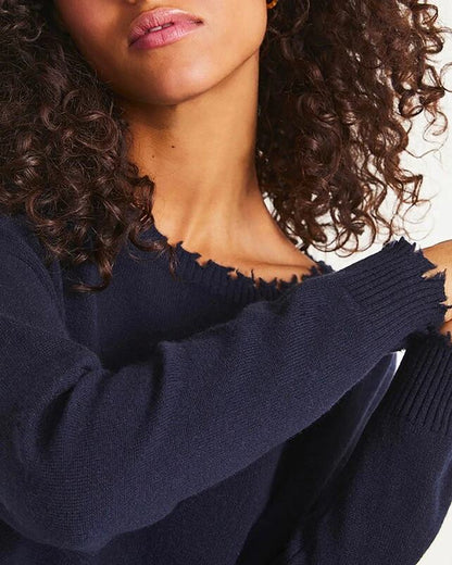 Pullover Mela Marine-Fonce