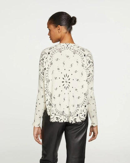 KUJTEN | Mela Bandana Sweater - White Blanc
