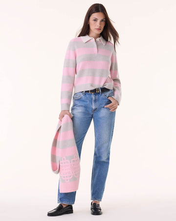 Sweatshirt Royce Stripe Rose-Vintage