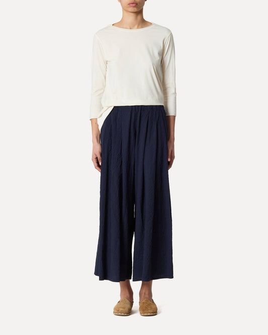 Women Pants 100 Percent Cotton Twill -  Blue Atlantic