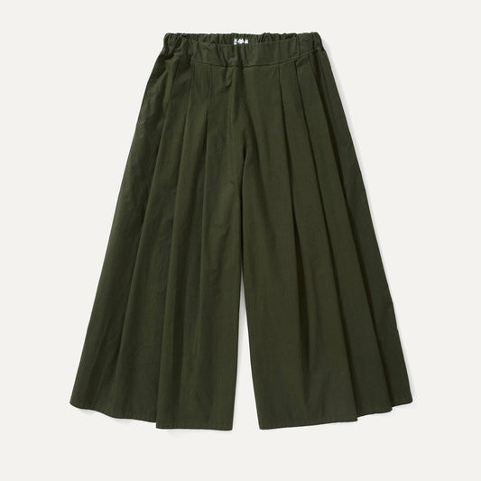 Women Pants 100 Percent Cotton Twill Classic Weight - Olive