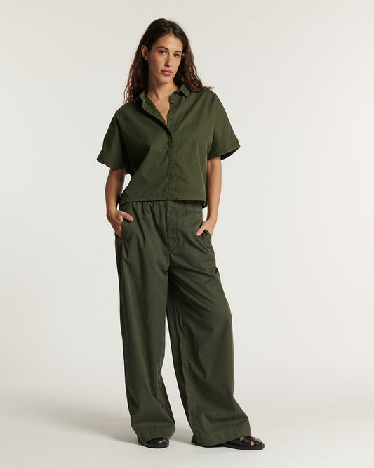 Blouse Deva Popeline Khaki