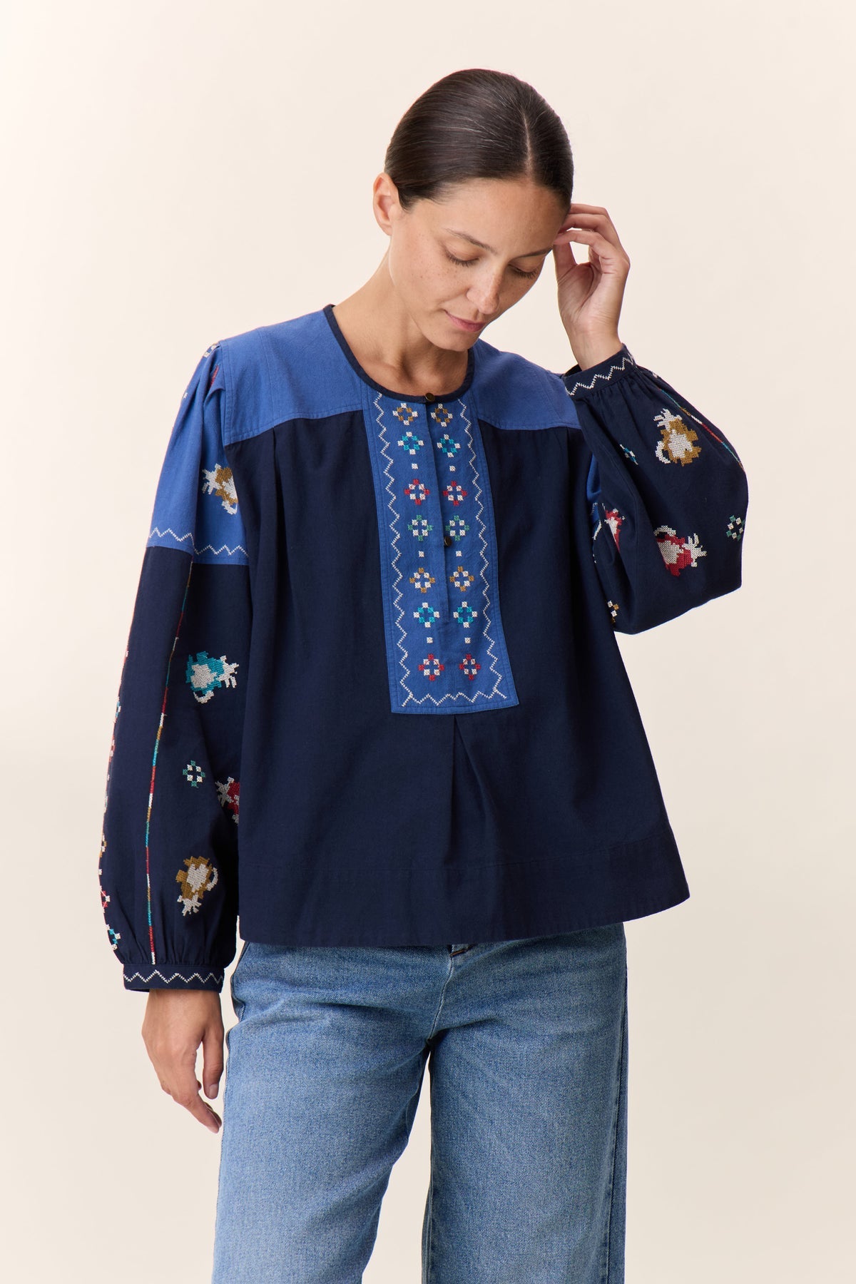 Blouse Chuki Tc139 Brd Blue