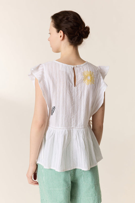 Blouse Conor Tc165 Brd White