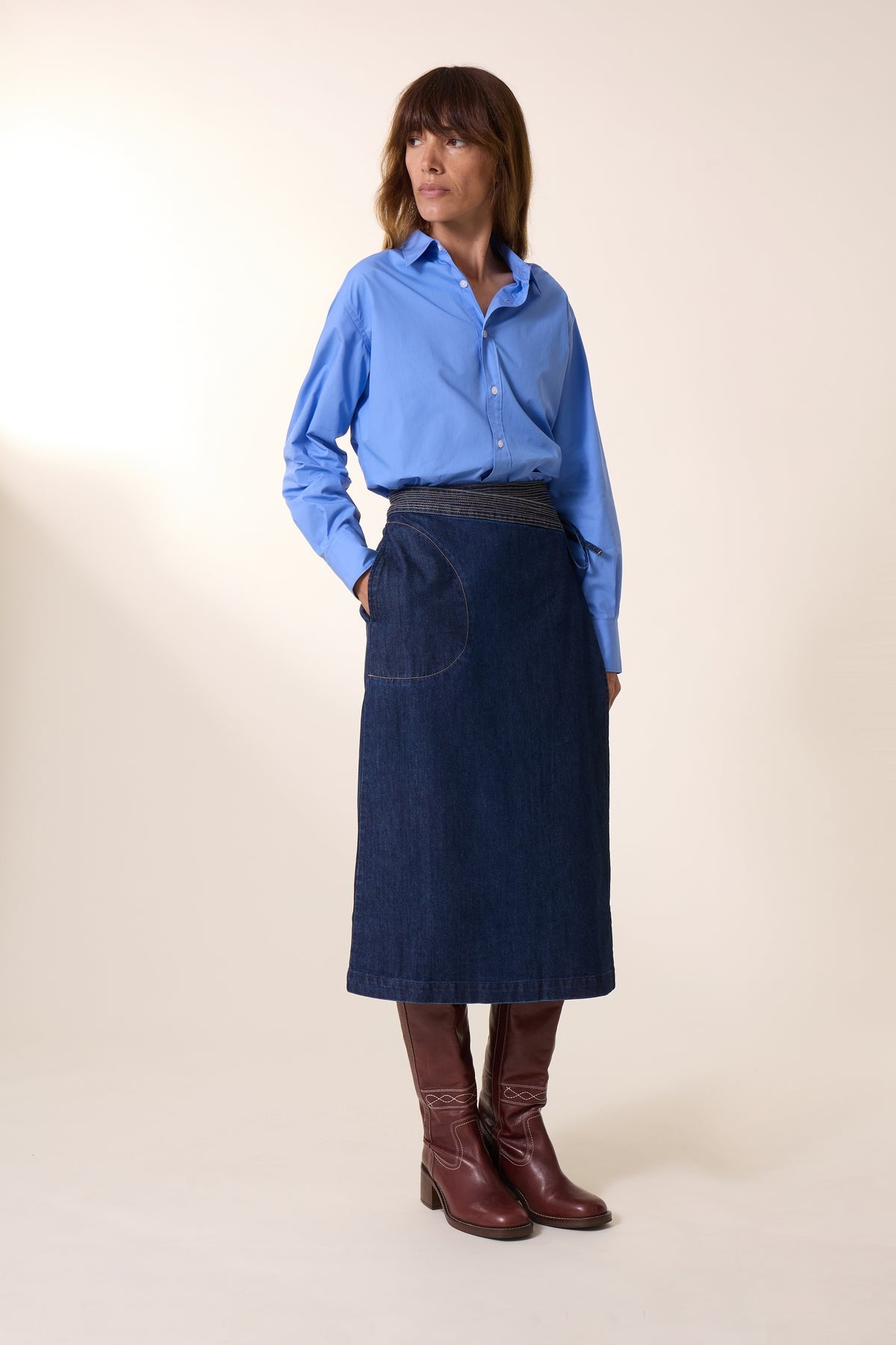 Denim Skirt Jana Jana Tdl4 Pl3 Brut