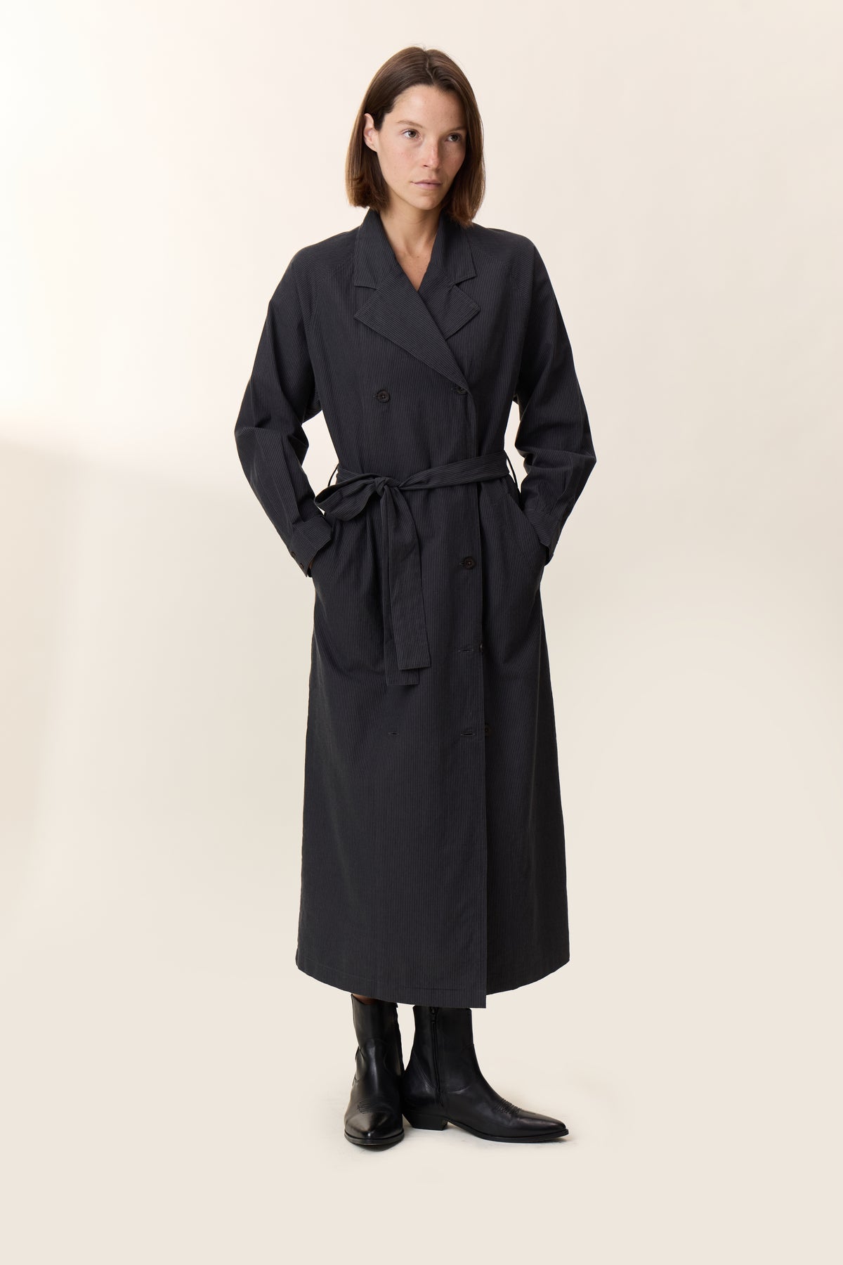 Coat Reda Tc312 Strp Black