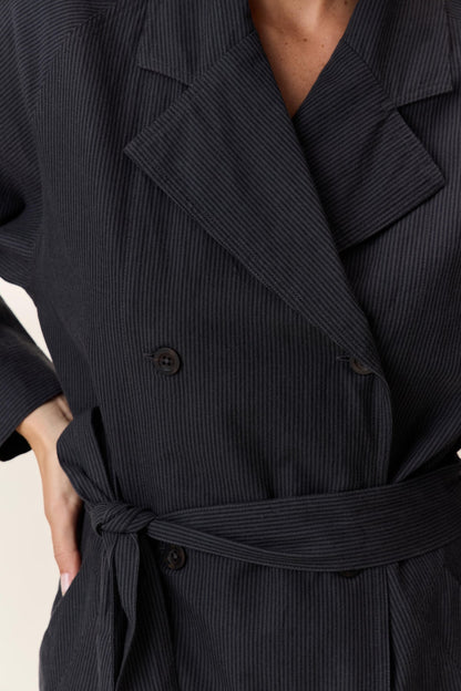 Coat Reda Tc312 Strp Black