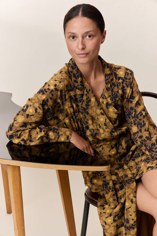 Dress Reda Tv36 Flower Yellow