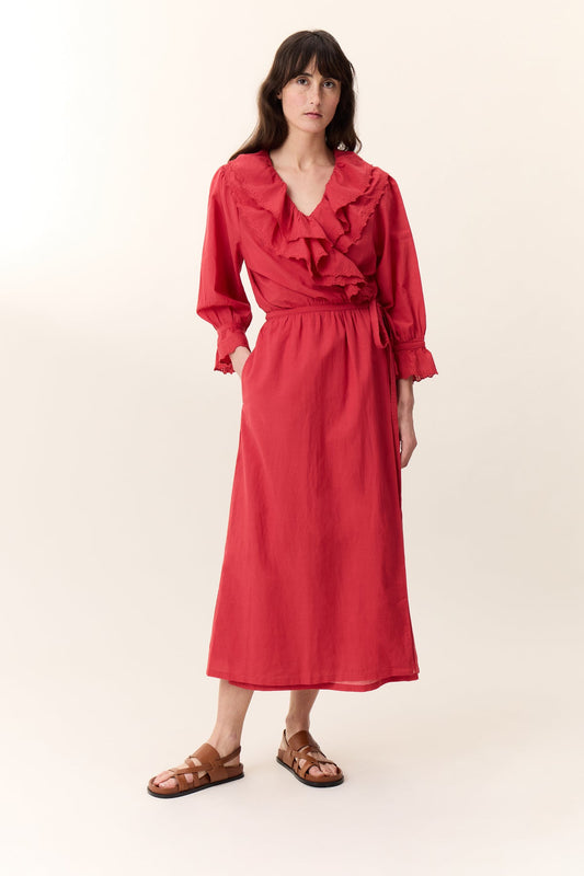 Dress Reem Tcv1 Plain Red