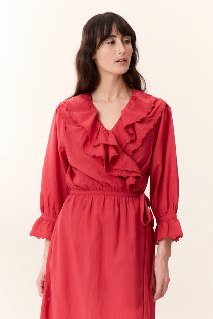 Dress Reem Tcv1 Plain Red