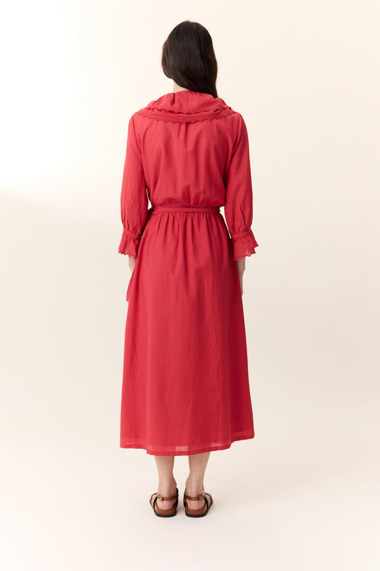 Dress Reem Tcv1 Plain Red