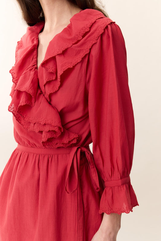 Dress Reem Tcv1 Plain Red