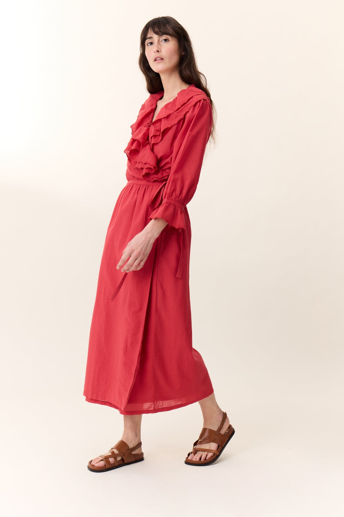 Dress Reem Tcv1 Plain Red