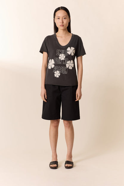 Unisex T-Shirt 100 Percent Cotton Jersey Knit Premium - Carbone
