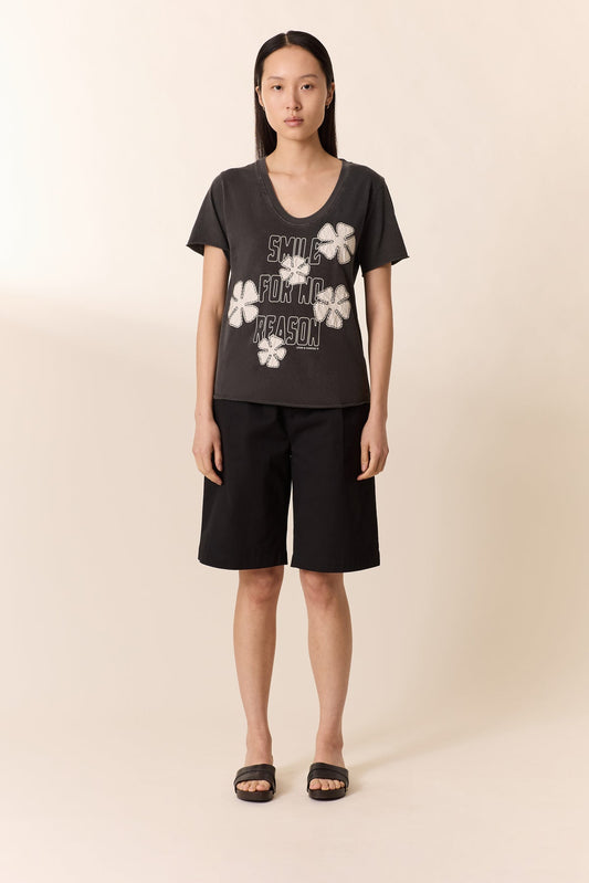 Unisex T-Shirt 100 Percent Cotton Jersey Knit Premium - Carbone