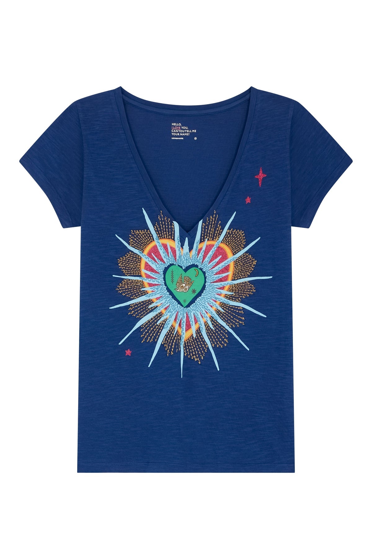 Unisex T-Shirt 100% Cotton Jersey Knit Fabric - Exvo Blue