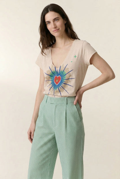 Tshirt Tonton Jc03 Exvo Chalk