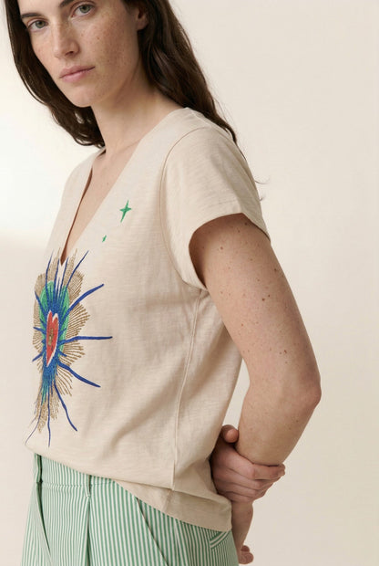 Tshirt Tonton Jc03 Exvo Chalk