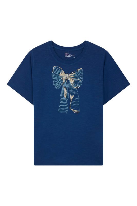 Unisex T-Shirt 100% Cotton Jersey Knit - Node Blue