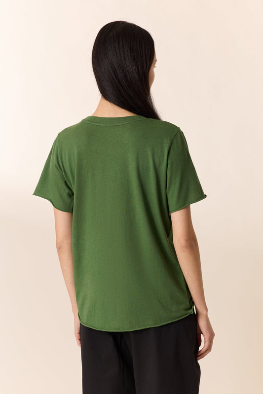 Unisex Tshirt Stretch Cotton Jersey - Summer Green