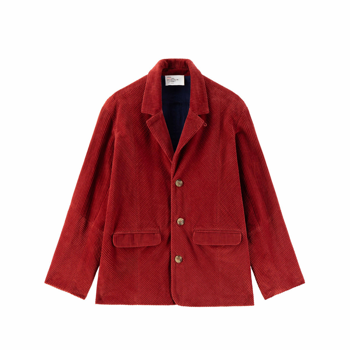 LEON & HARPER | Viviane Wide-Wale Corduroy Jacket - Loose Fit Berry
