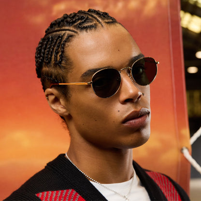 Sunglasses Odyssey 2552129 Gold-Khaki