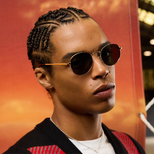 Sunglasses Odyssey 2552129 Gold-Khaki