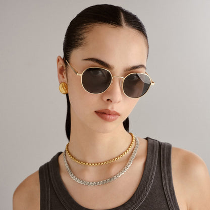 Sunglasses Odyssey 2552129 Gold-Khaki