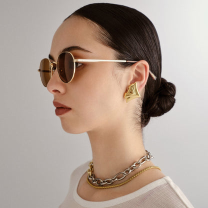 Sunglasses Odyssey 2552212 Gold-Light-Brown