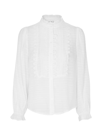 Shirt Arielll Shirt Ls White