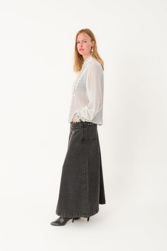 Shirt Arielll Shirt Ls White