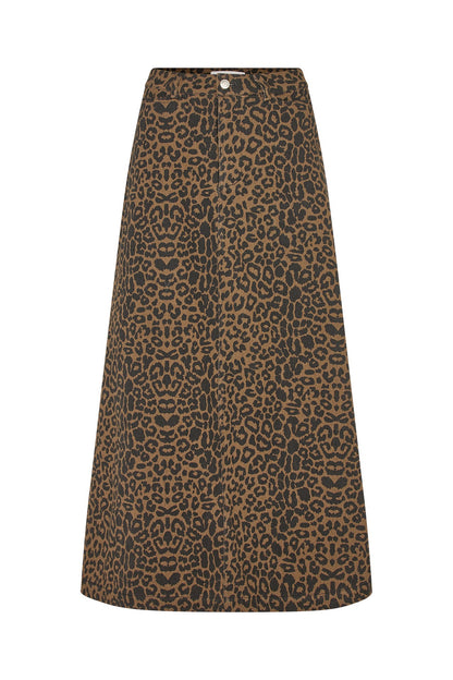 Skirt Lunall Maxi Skir Leopard-Print
