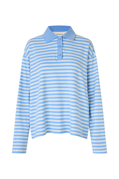 Tshirt Mobyll Polo Ls Light-Blue
