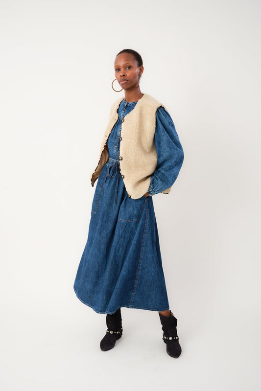 Denim Shirt Nickyll Shirt De Washed-Denim